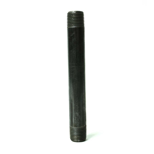Thrifco Plumbing 3/8 Inch x 5 Inch Black Nipple 9119090 - main